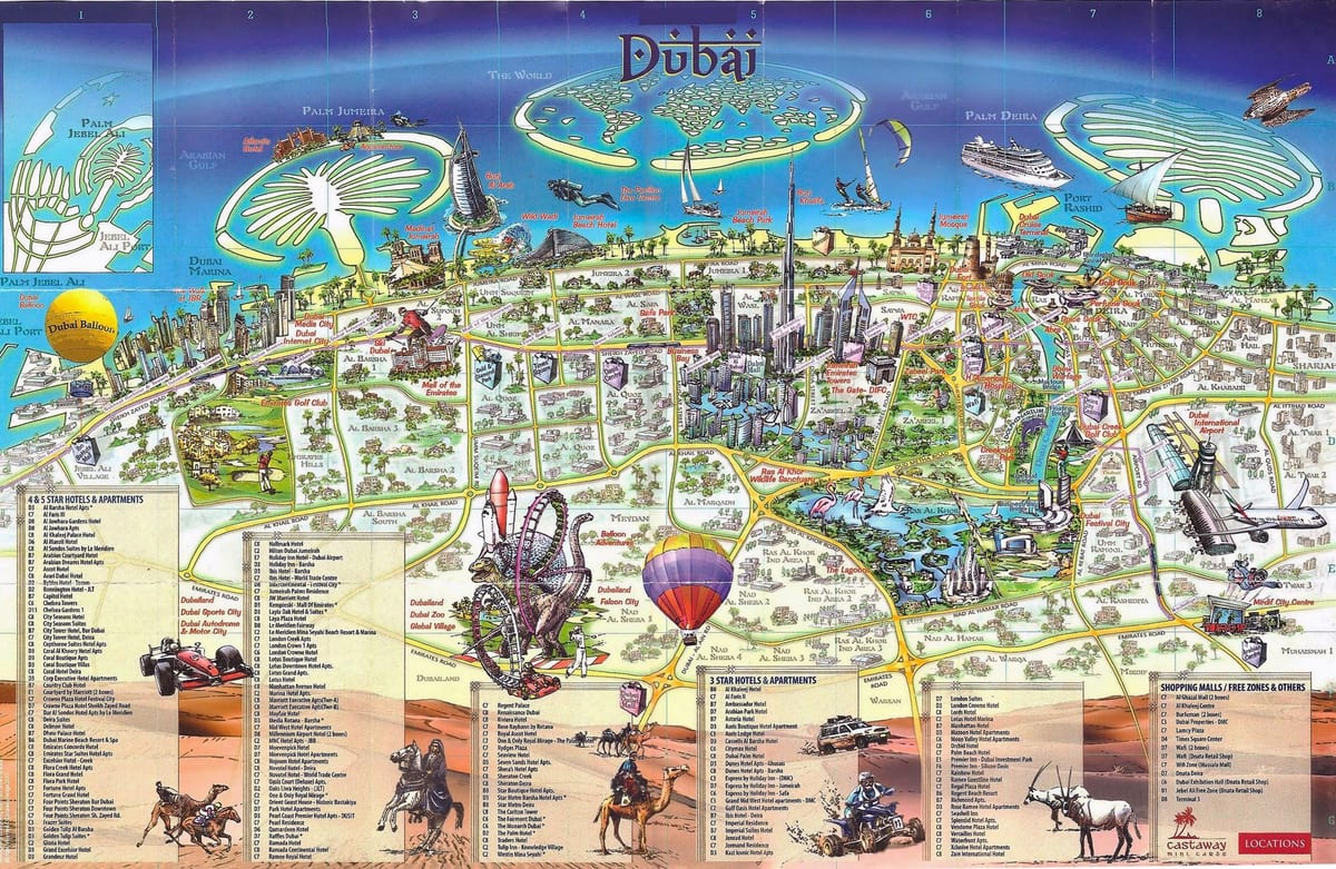 3d નકશો દુબઇ